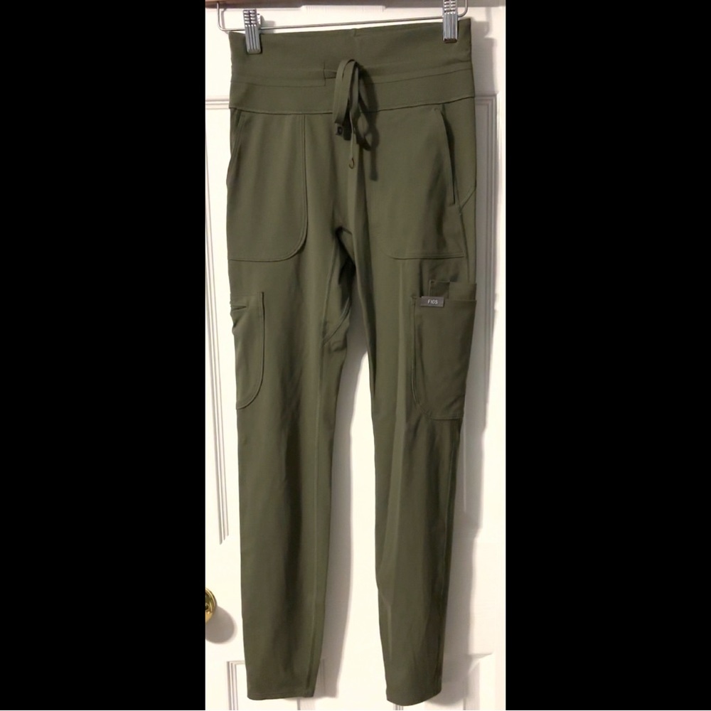 Figs Moss High Waisted Seville Scrub Leggings